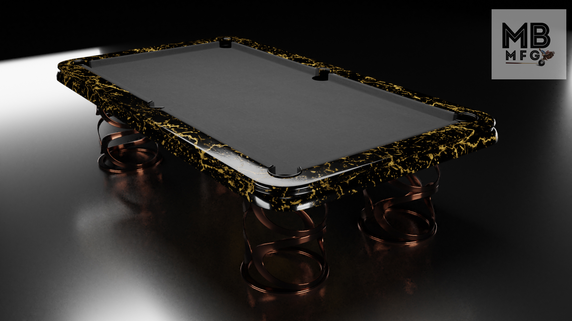 Paraiso Contemporary Pool Tables Billiards - Image 2