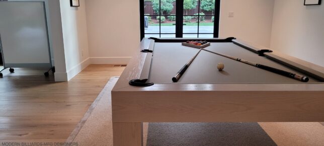 MODERN POOL TABLE, OAK WHITEWASH - Image 8