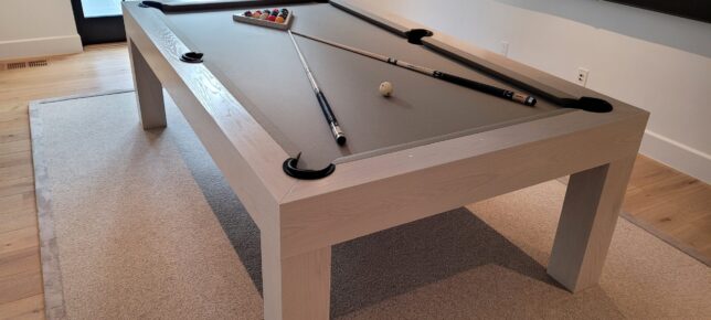 MODERN POOL TABLE, OAK WHITEWASH - Image 10