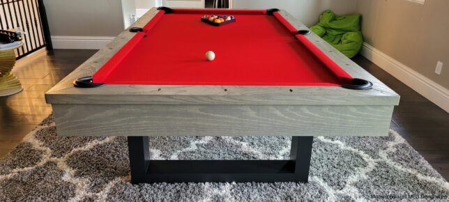 Modern Pool Table Ulises Grey - Image 3