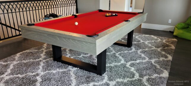 Modern Pool Table Ulises Grey