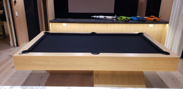 MODERN TULUM WHITE OAK POOL TABLE - Image 7