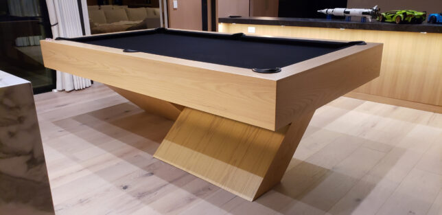 MODERN TULUM WHITE OAK POOL TABLE - Image 9