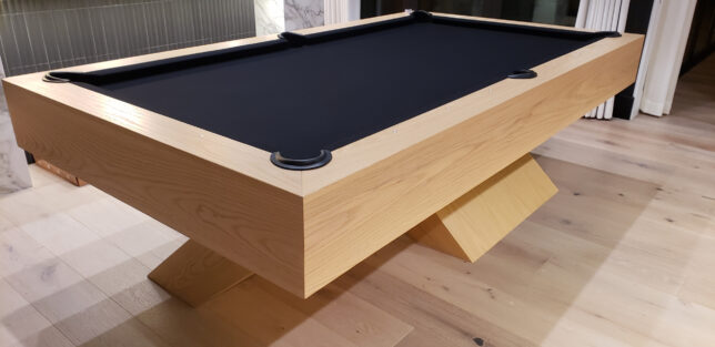 MODERN TULUM WHITE OAK POOL TABLE - Image 4