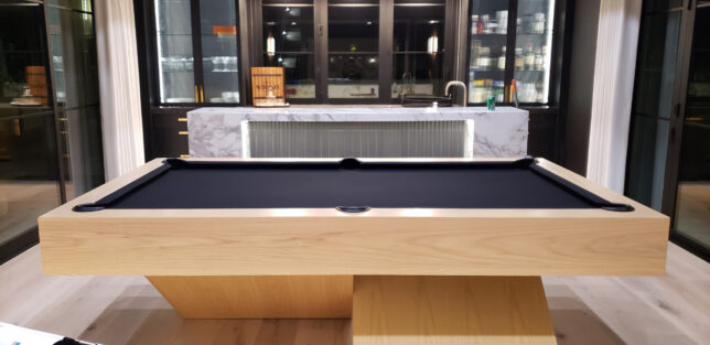 MODERN TULUM WHITE OAK POOL TABLE - Image 8