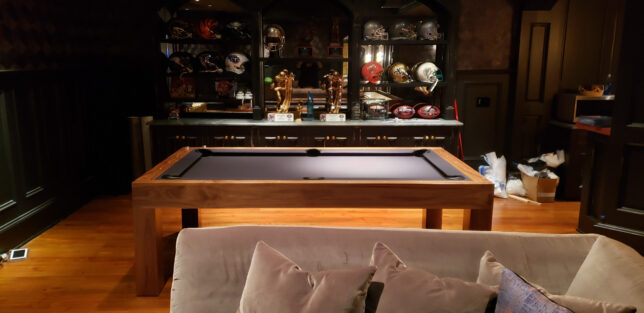 MODERN POOL TABLES WALNUT WOOD LACQUER - Image 7