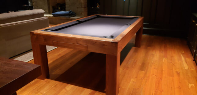 MODERN POOL TABLES WALNUT WOOD LACQUER - Image 5