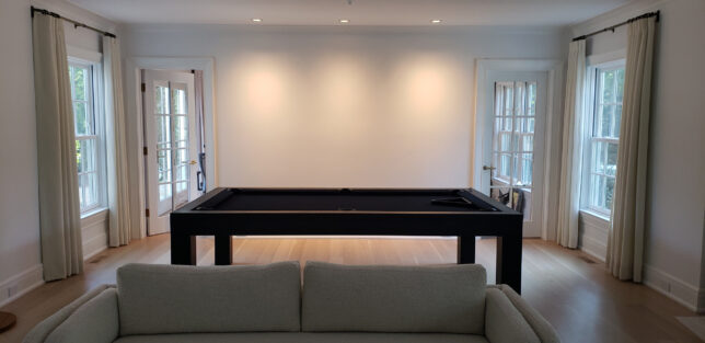 MODERN ASH BLACK II BILLIARDS TABLE