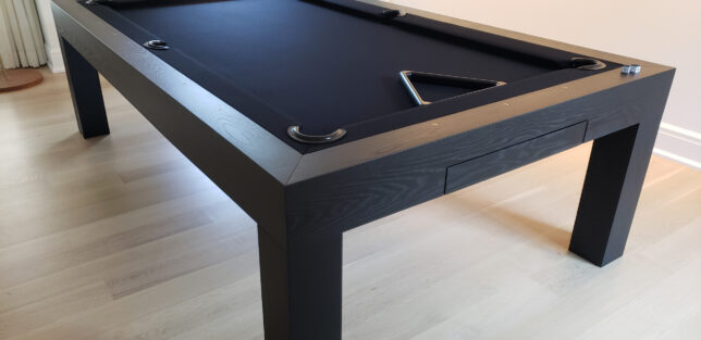 MODERN ASH BLACK II BILLIARDS TABLE - Image 7