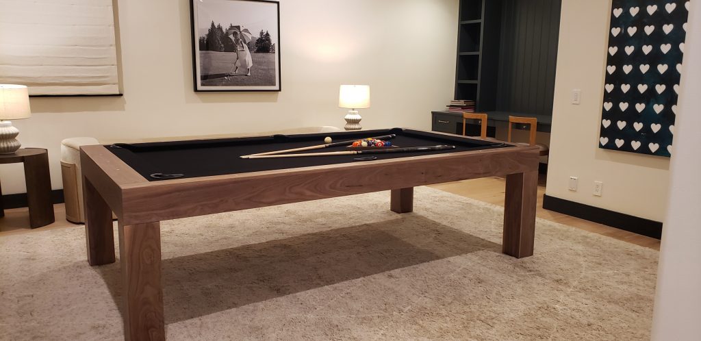MODEL MODERN POOL TABLES WALNUT NATURAL – American Made Billiards