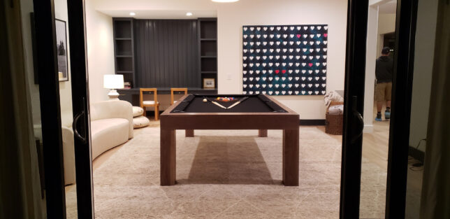 MODEL MODERN POOL TABLES WALNUT NATURAL