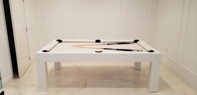 MODERN WHITE PEARL POOL TABLE II - Image 2