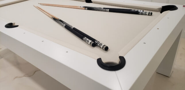 MODERN WHITE PEARL POOL TABLE II - Image 5