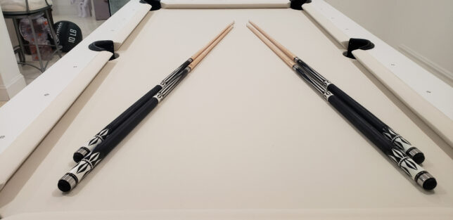 MODERN WHITE PEARL POOL TABLE II - Image 6