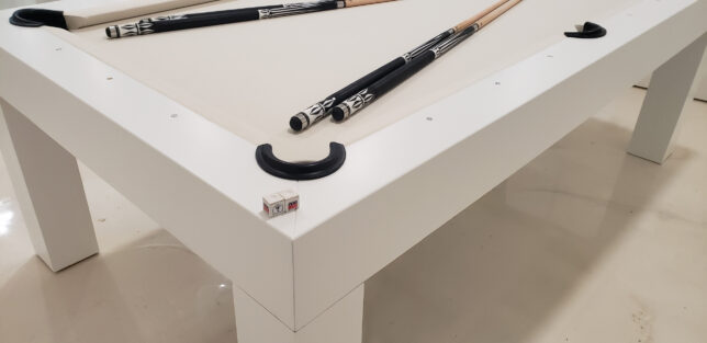 MODERN WHITE PEARL POOL TABLE II - Image 7