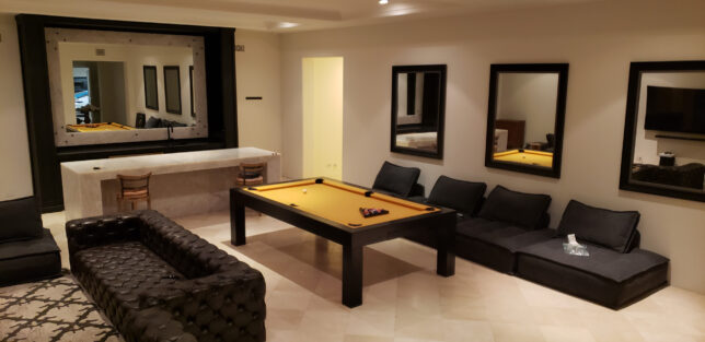 MODERN POOL TABLES ASH BLACK SATIN