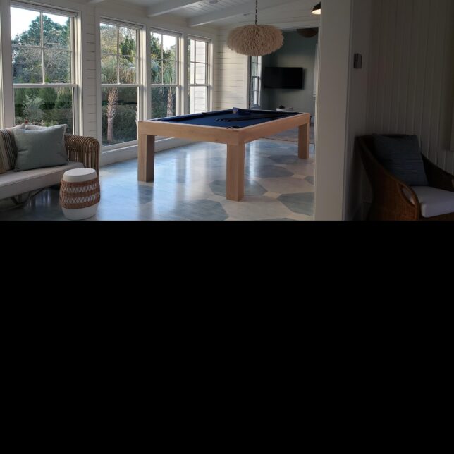 MODERN WHITE OAK RAW POOL TABLES - Image 4