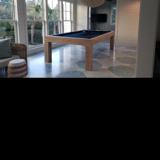 MODERN WHITE OAK RAW POOL TABLES - Image 9
