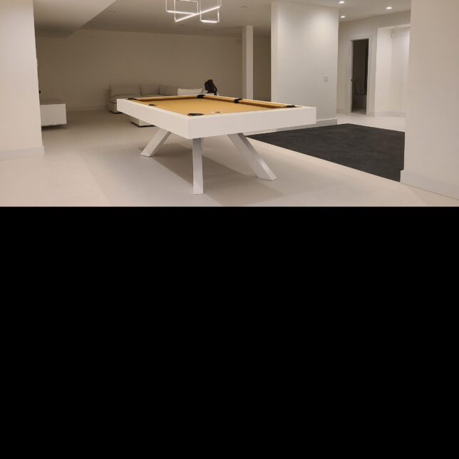 Modern White Spider Pool Table Billiards - Image 3