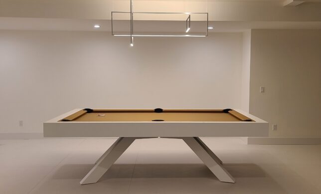 Modern White Spider Pool Table Billiards