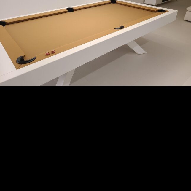 Modern White Spider Pool Table Billiards - Image 2