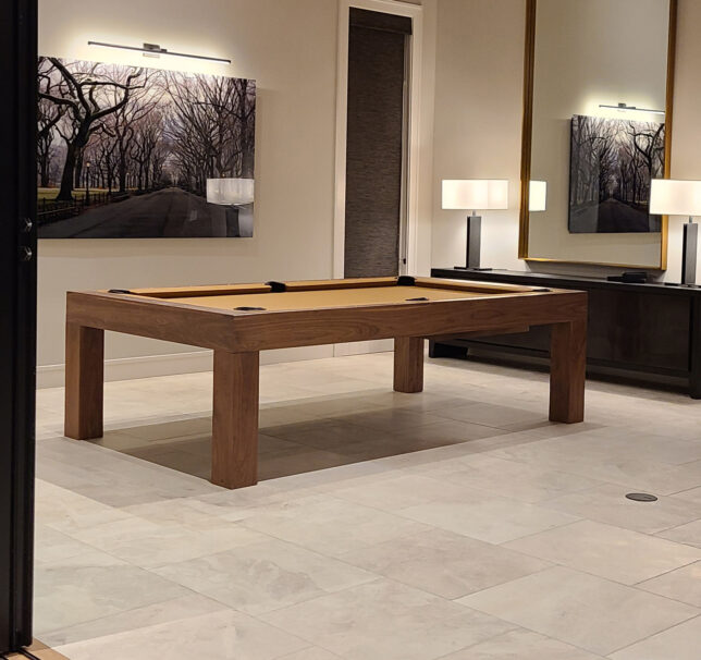 MODEL MODERN NATURAL RAW WALNUT WITH PING PONG TOP