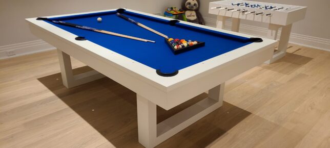 Model Concierge contemporary White  POOL TABLE