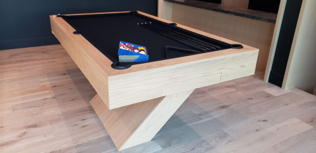MODERN TULUM WHITE OAK POOL TABLE - Image 10