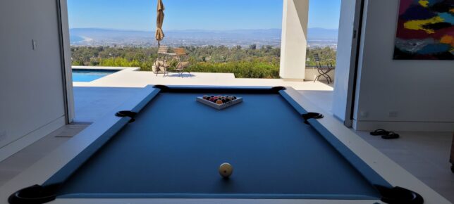 Modern Pool Table,  All White Design - Image 6