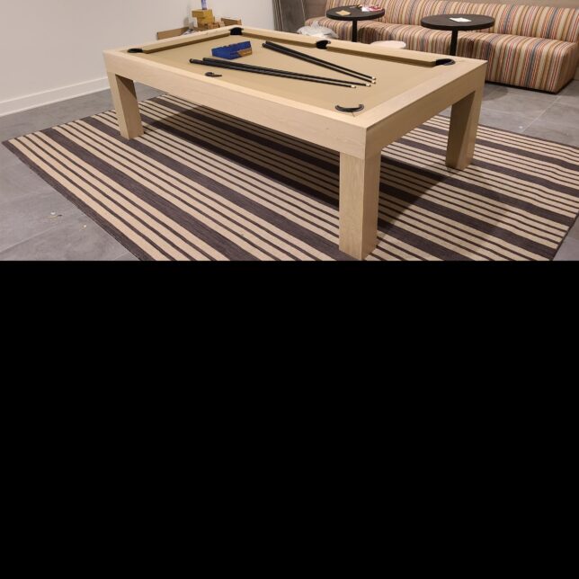 MODERN OAK BILLIARDS TABLE - Image 4