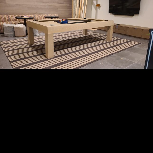 MODERN OAK BILLIARDS TABLE - Image 2