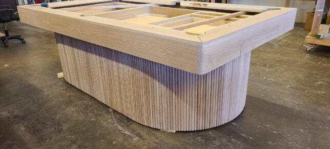MODEL MODERN POOL TABLE FINNLEY RIFT WHITE OAK COMING SOON - Image 8