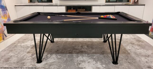 MODERN POOL TABLE, DAUPHINE STEEL - Image 7