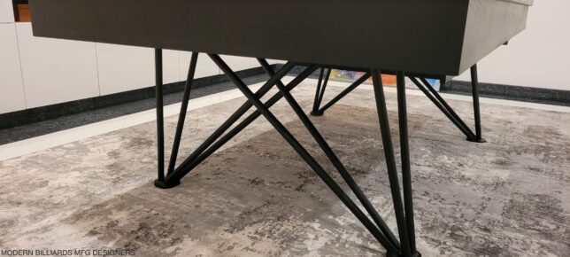 MODERN POOL TABLE, DAUPHINE STEEL - Image 5