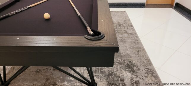 MODERN POOL TABLE, DAUPHINE STEEL - Image 3