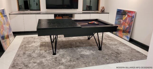 MODERN POOL TABLE, DAUPHINE STEEL - Image 9
