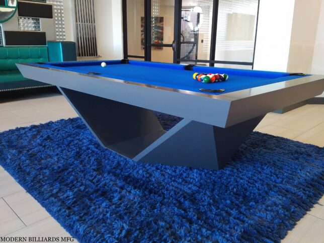 Modern Cayenne Billiards Table
