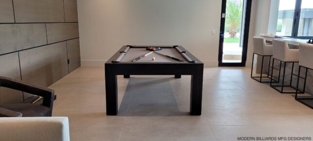 MODERN POOL TABLE, MODERN EBONY (Copy)