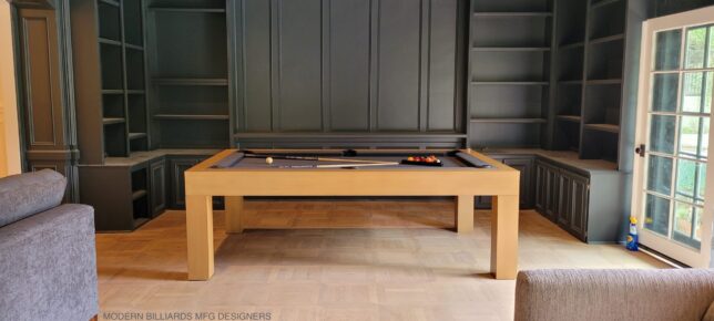 MODERN POOL TABLE, MODERN HONEY DRAWER