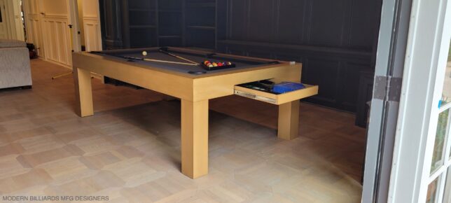 MODERN POOL TABLE, MODERN HONEY DRAWER - Image 6
