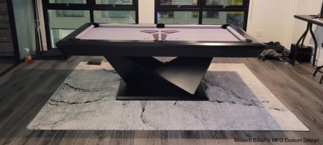 Modern Pool Table Origami Black - Image 2