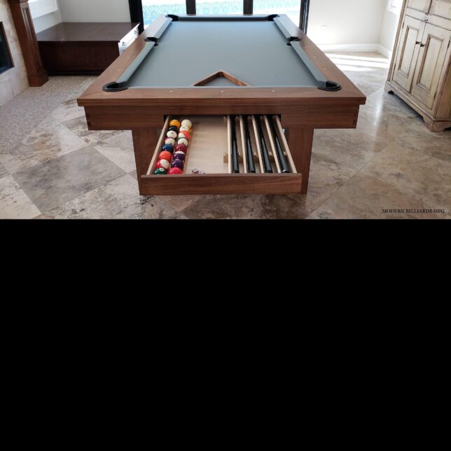 Traditional Beckenridge Pool Table with Drawer - Image 3