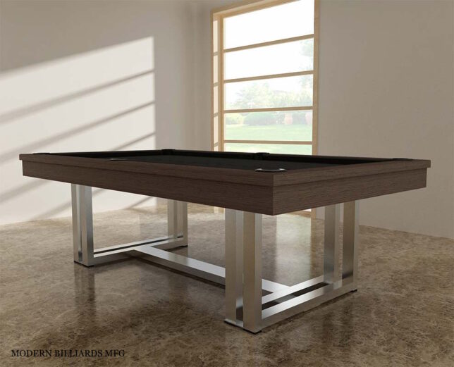MODERN TRILLIUM  POOL TABLE STEEL