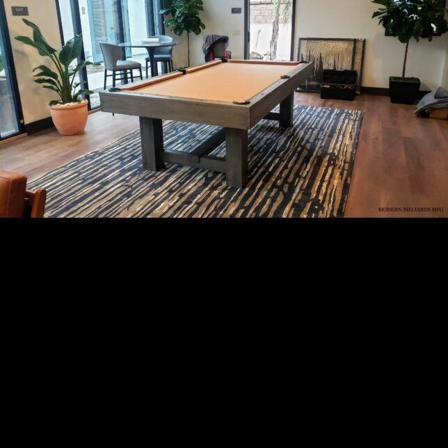 Modern Tahoe Grey Pool Table - Image 4