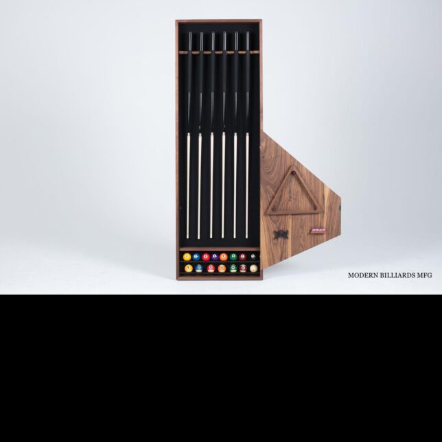 Modern Walnut Wall Rack - Image 2