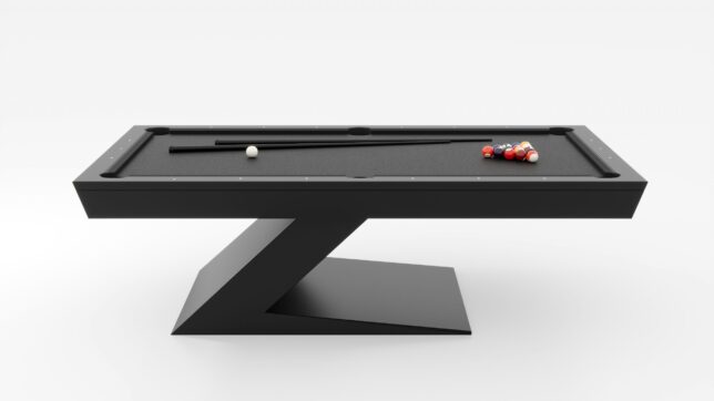 Black Onyx Contemporary Pool Table - Image 4