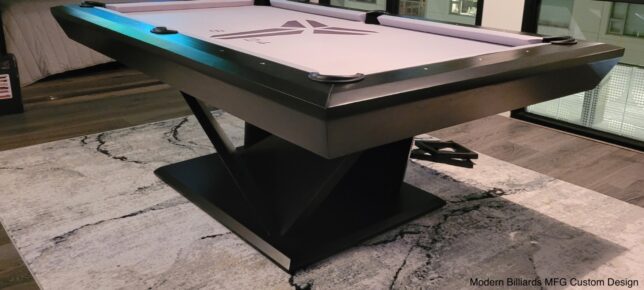 Modern Pool Table Origami Black - Image 5