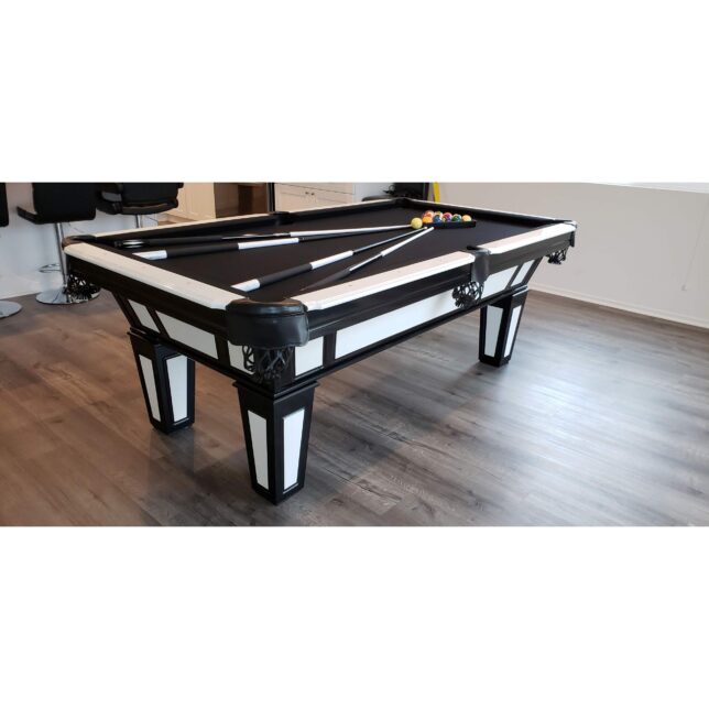 Black Beauty Traditional Pool Table