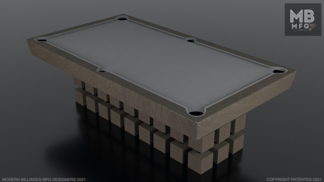 Cubic Contemporary Pool Table Billiards - Image 3