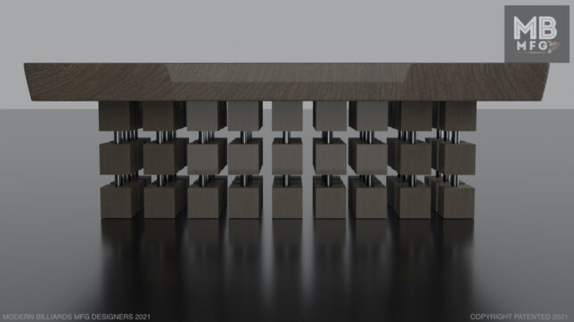 Cubic Contemporary Pool Table Billiards - Image 2
